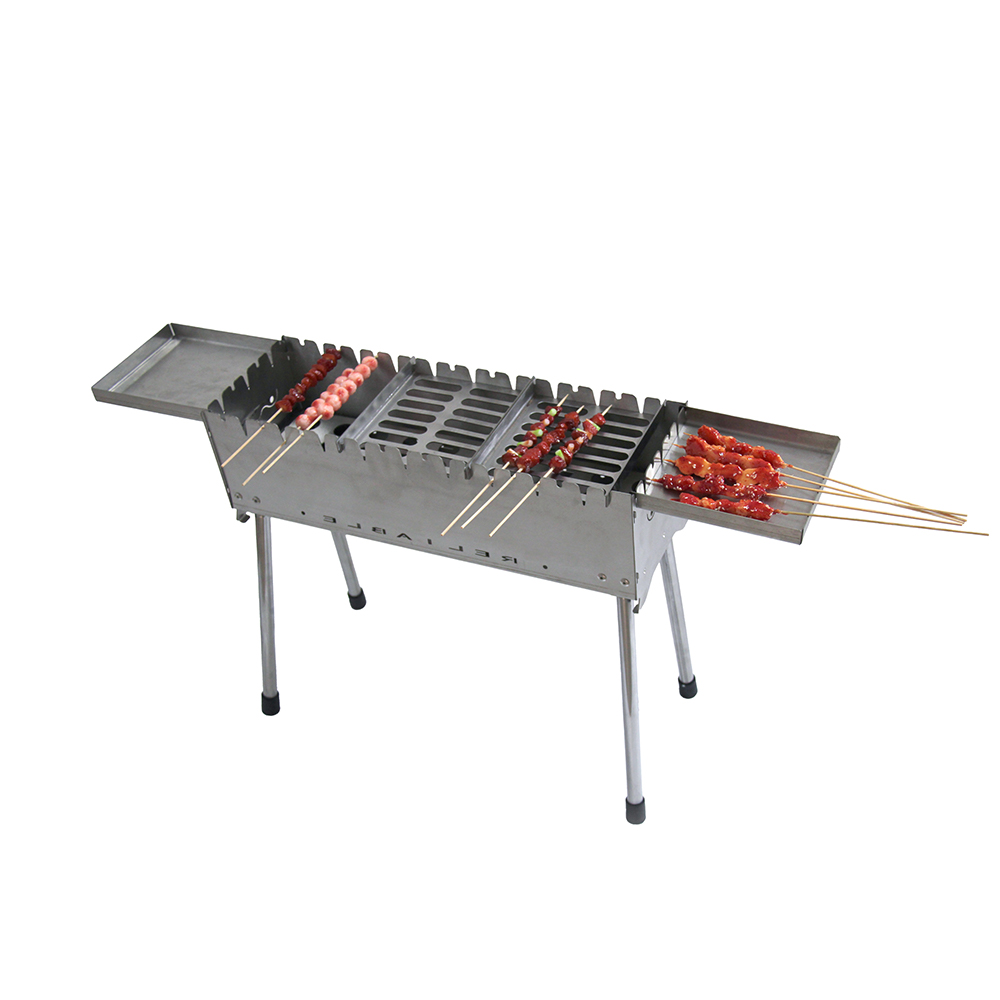 Rustfrit stål rektangulær almindelig grillgrill